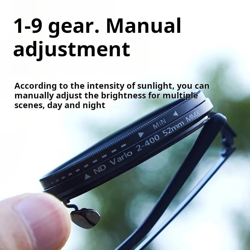 Adjustable dimming sunglasses